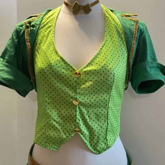 Leg Avenue 5PC Lucky Charm Costume Size M/L - Picture 4 of 7